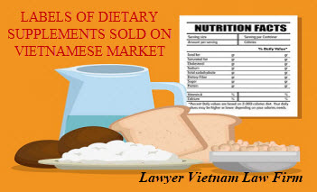 Labels of dietary supplements sold on Vietnamese market