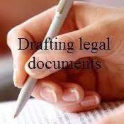 Drafting legal document