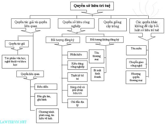 Sơ đồ quyền sở hữu trí tuệ Việt Nam