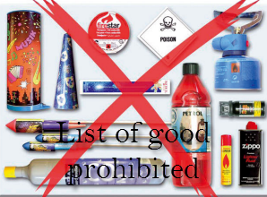  list of goods export, import of which is prohibited