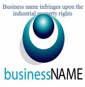 Business name infringes upon the industrial property rights