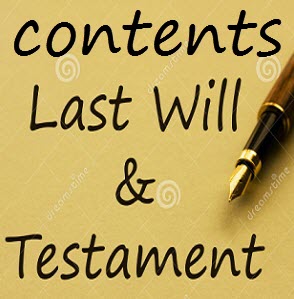 Contents of written wills