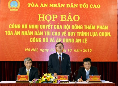 Vietnam has applied court precedents