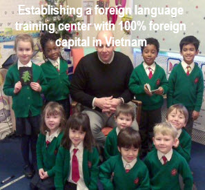 Establishing a foreign language training center with 100% foreign capital in Vietnam