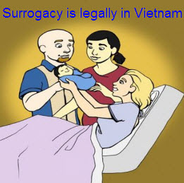 Surrogacy is legally for humanitarian purposes in Vietnam
