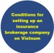 Conditions for setting up an insurance brokerage company in Vietnam