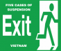 Cases of suspension from exit Vietnam for foreigner
