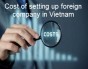 Chi phí thành lập công ty có vốn đầu tư nước ngoài ở Việt Nam